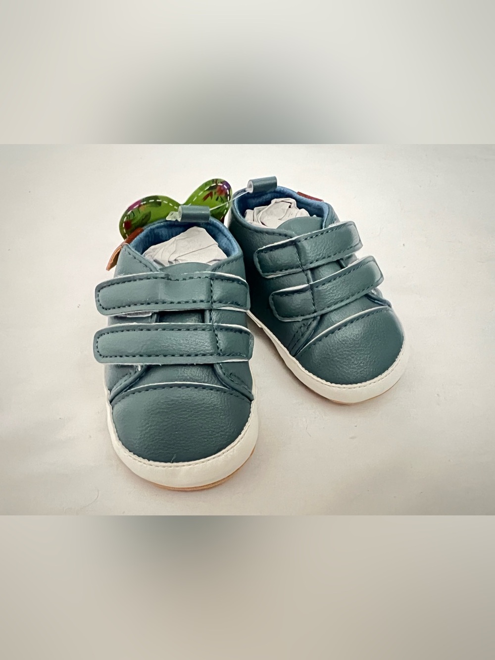 Kids Teal Velcro Sneakers